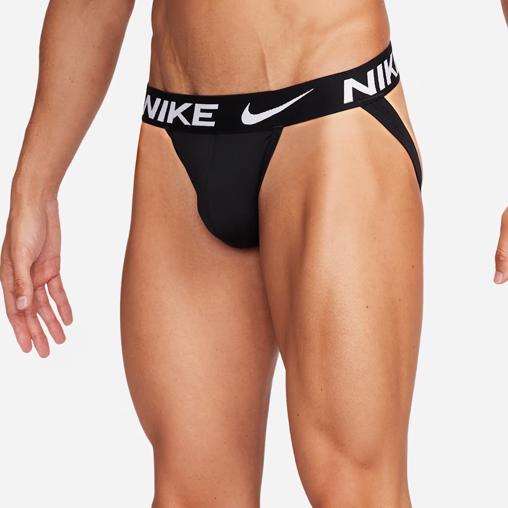 Nike Men's Black Athletic Jockstrap